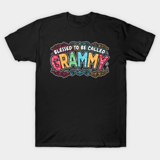 Blessed to be Called Grammy Grandma Gifts T-Shirt